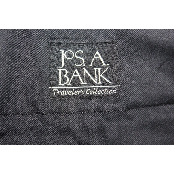 JOS A BANK Shorts Mens Tag 40 100% Linen Pleated Chino Travelers Blue (39"x7") - Picture 6 of 7